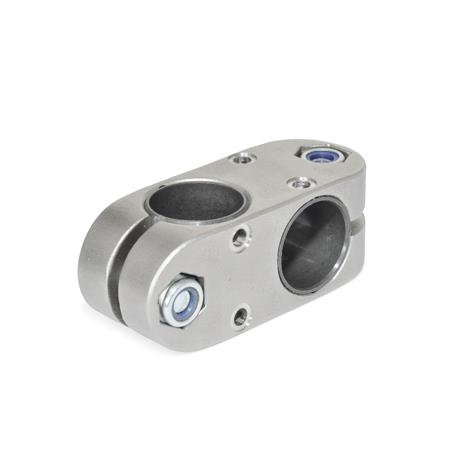Otto Ganter Stainless Steel Linear Actuator Connector for Two Way Axis System for Linear Actuator Ø 18, GN 131.2